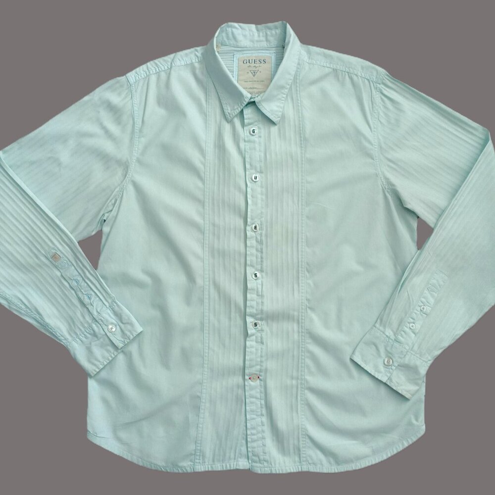 GUESS Men's Long-Sleeve Button-Up Shirt. Size XL